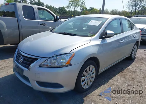 2015 Nissan Sentra Fe+ S/S/Sl/Sr/Sv из США, поврежденный, VIN 3N1AB7AP6FL655555